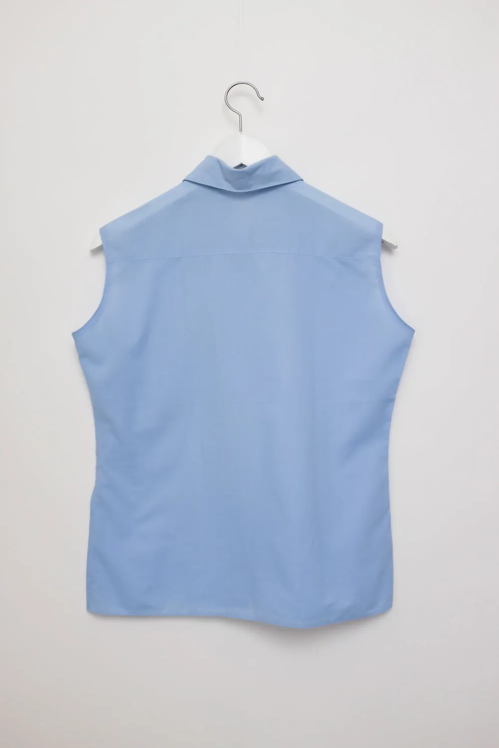 0058_PALE BLUE SLEEVELESS SHIRT