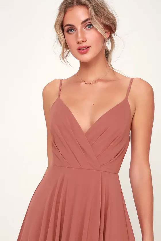 All About Love Rusty Rose Maxi Dress