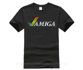 Amiga T Shirt Cotton Tshirt Men Summer Fashion T-Shirt Euro Size