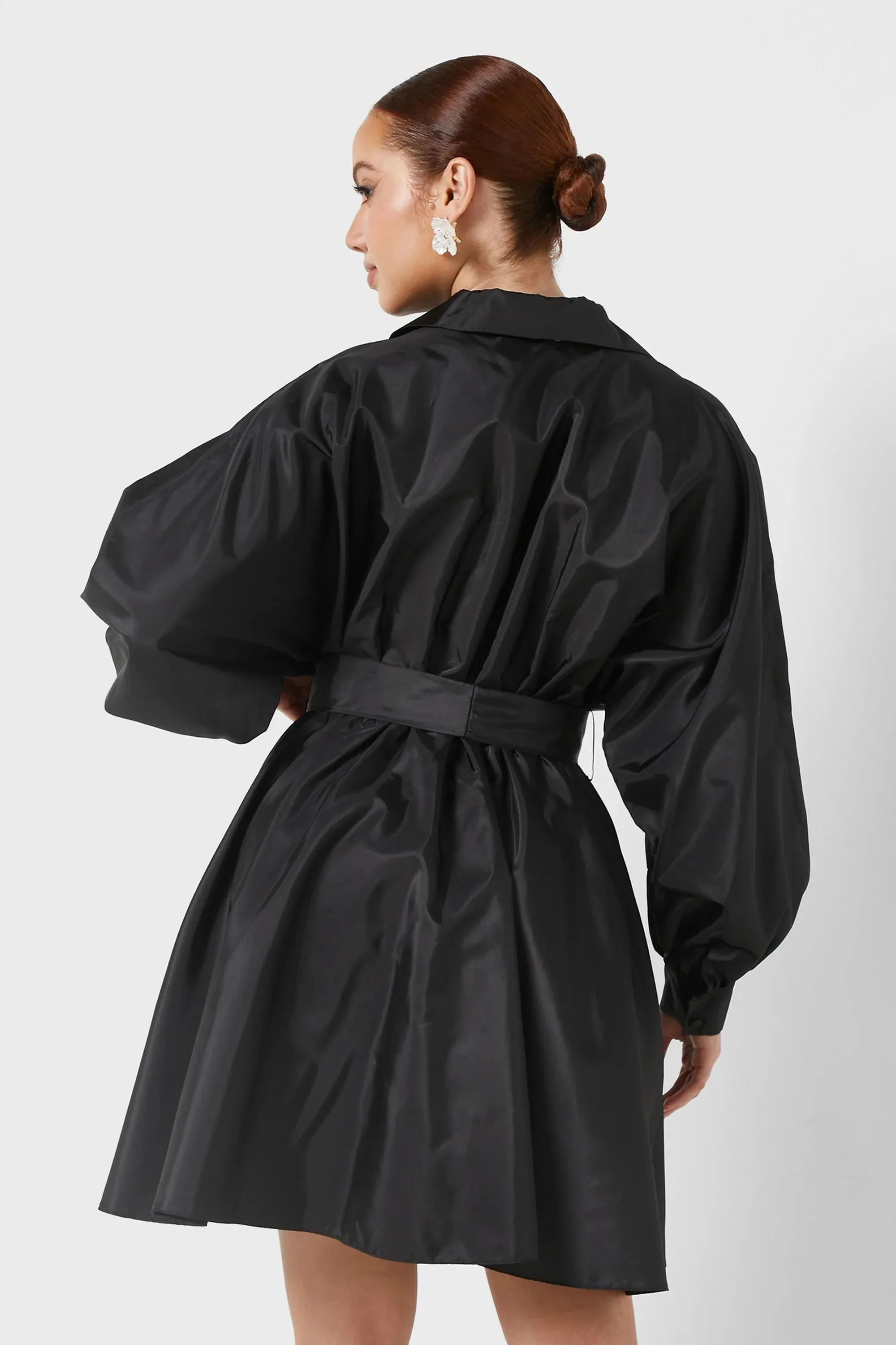 Belted Taffeta Dress (Final Sale)