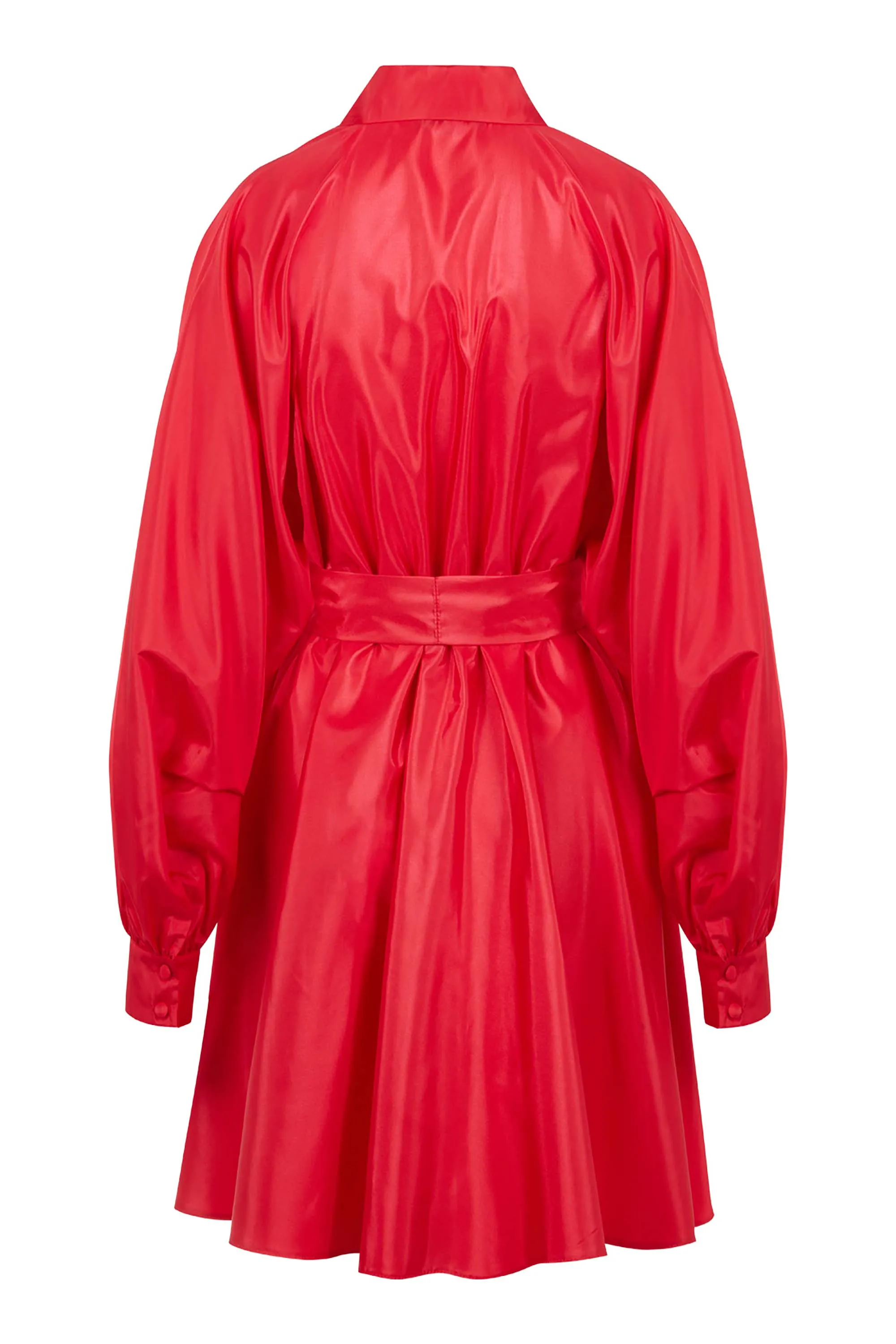 Belted Taffeta Dress (Final Sale)