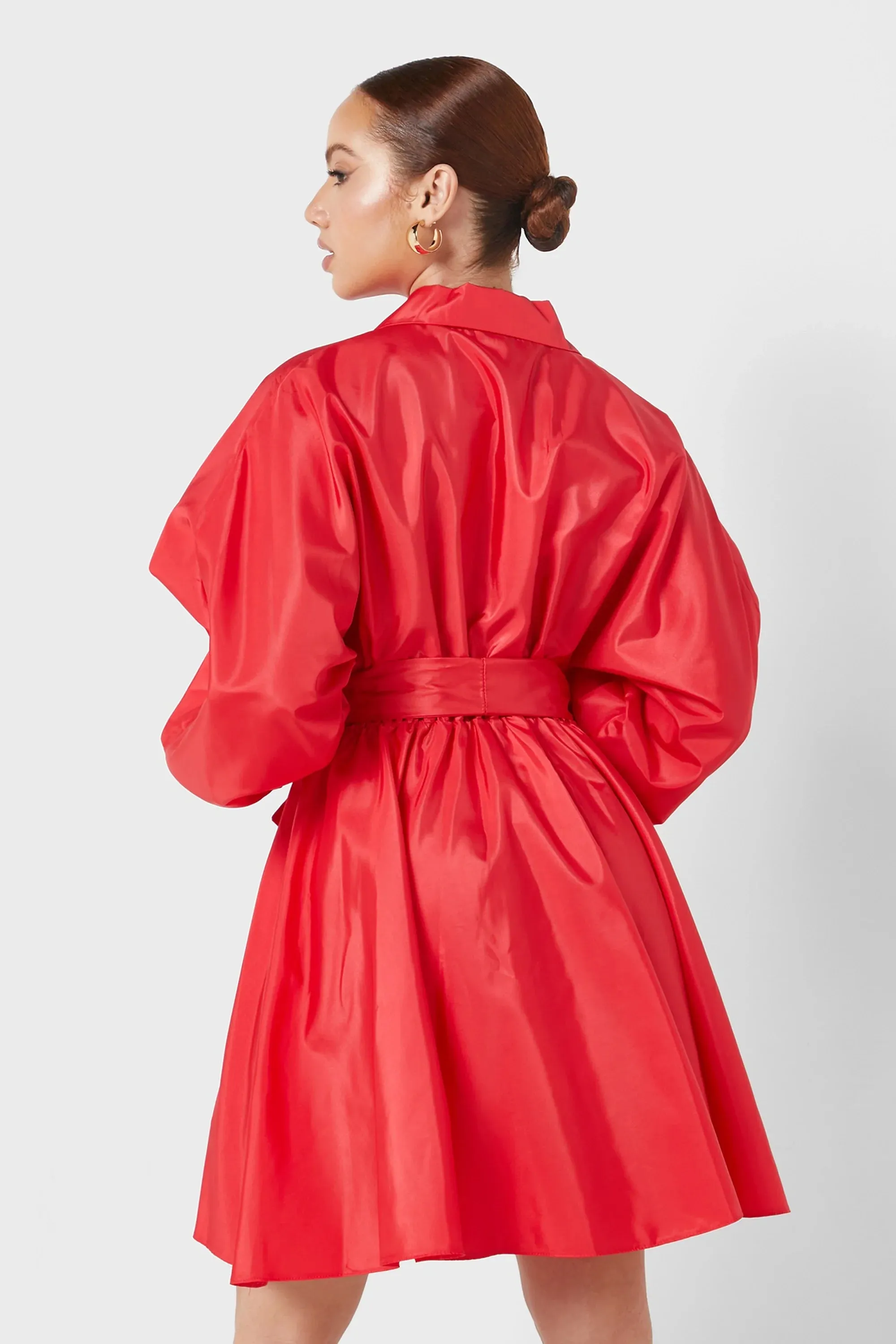 Belted Taffeta Dress (Final Sale)