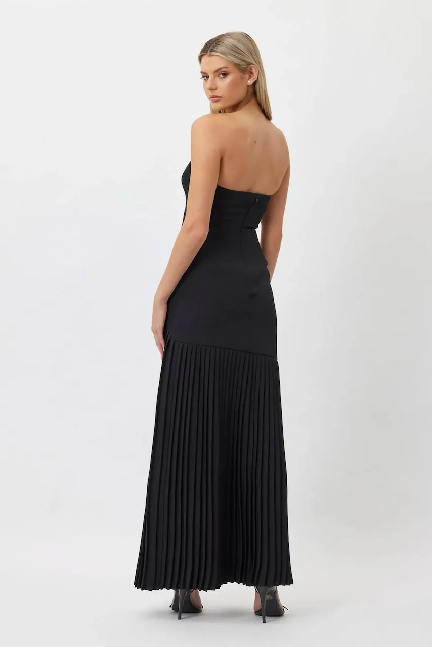 Bianca & Bridgett Mara Pleated Dress - Black