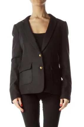 Black Classic Tailored Blazer