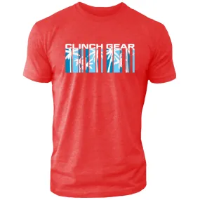 Clinch Gear - Barcode - Crew Tee - Red