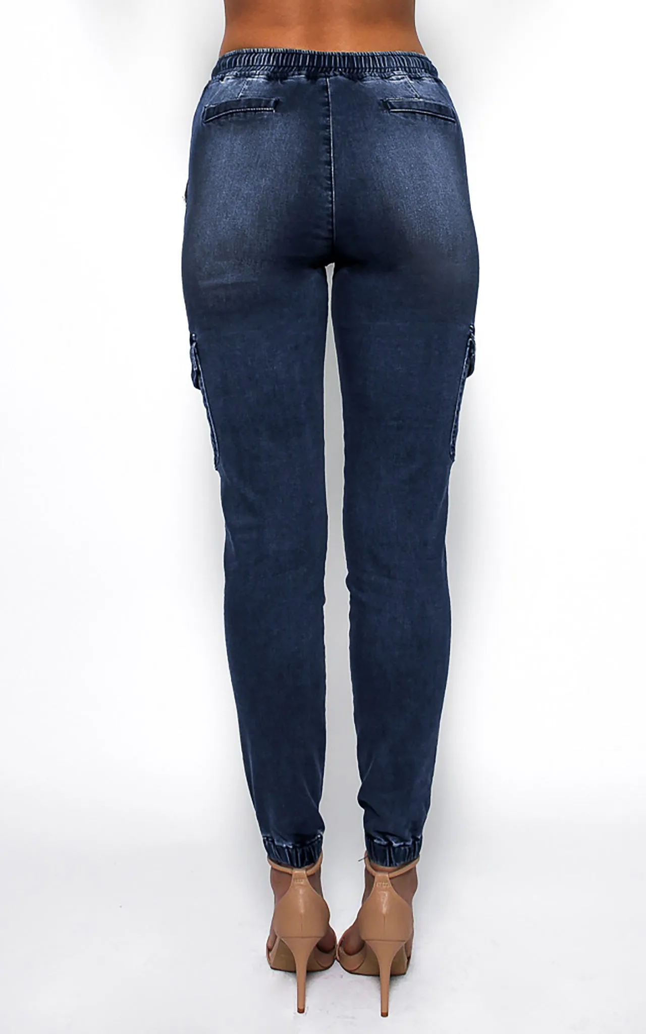 Dip It Low Cargo Jeans - Dark Blue