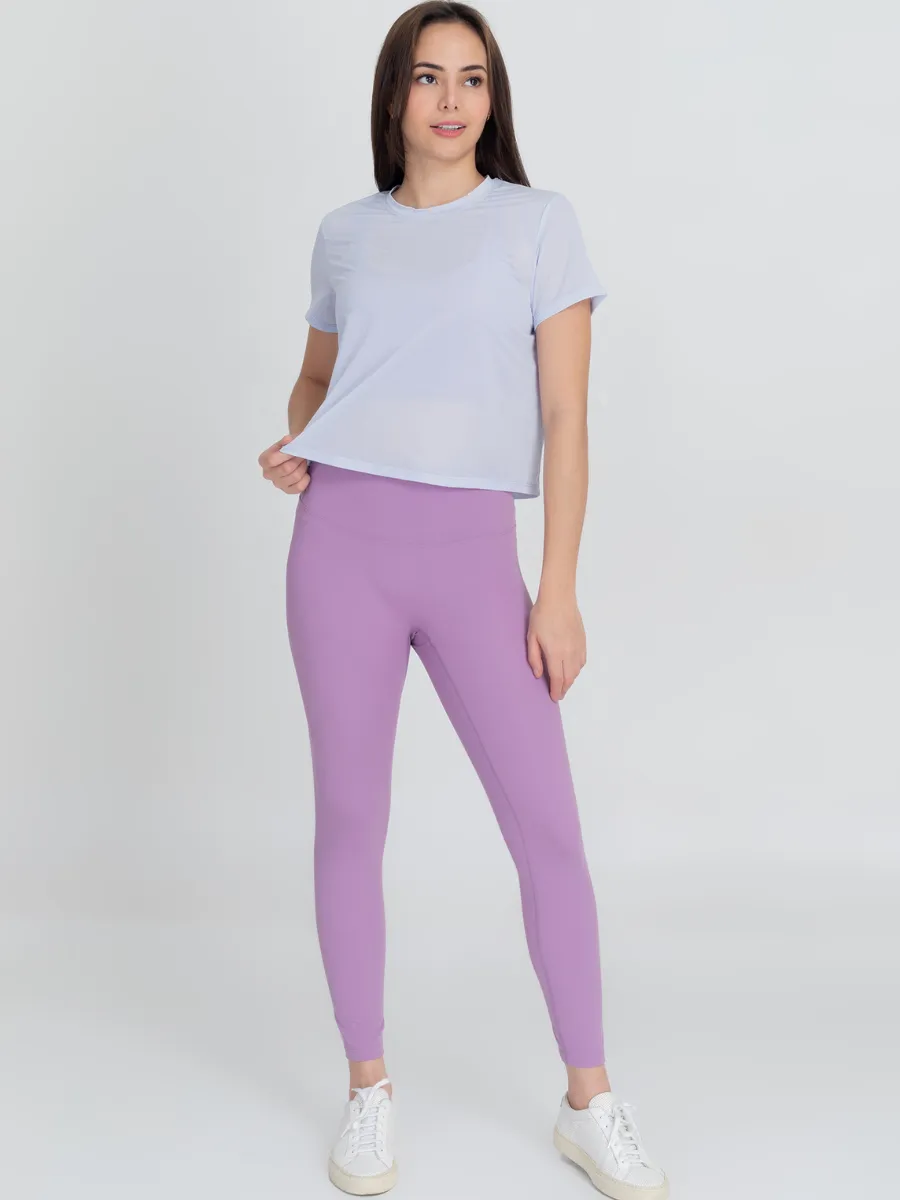 Easy Stretch 7/8 *Seamless Leggings in Taro