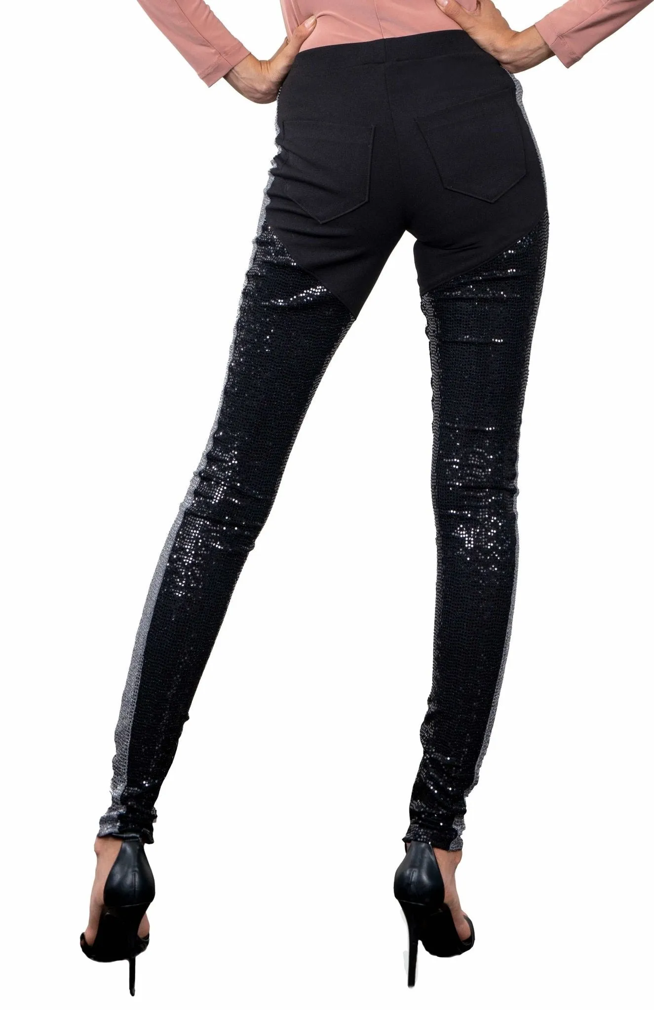 Eugenia | Longer Legs: Slimming Sparkle Leggings