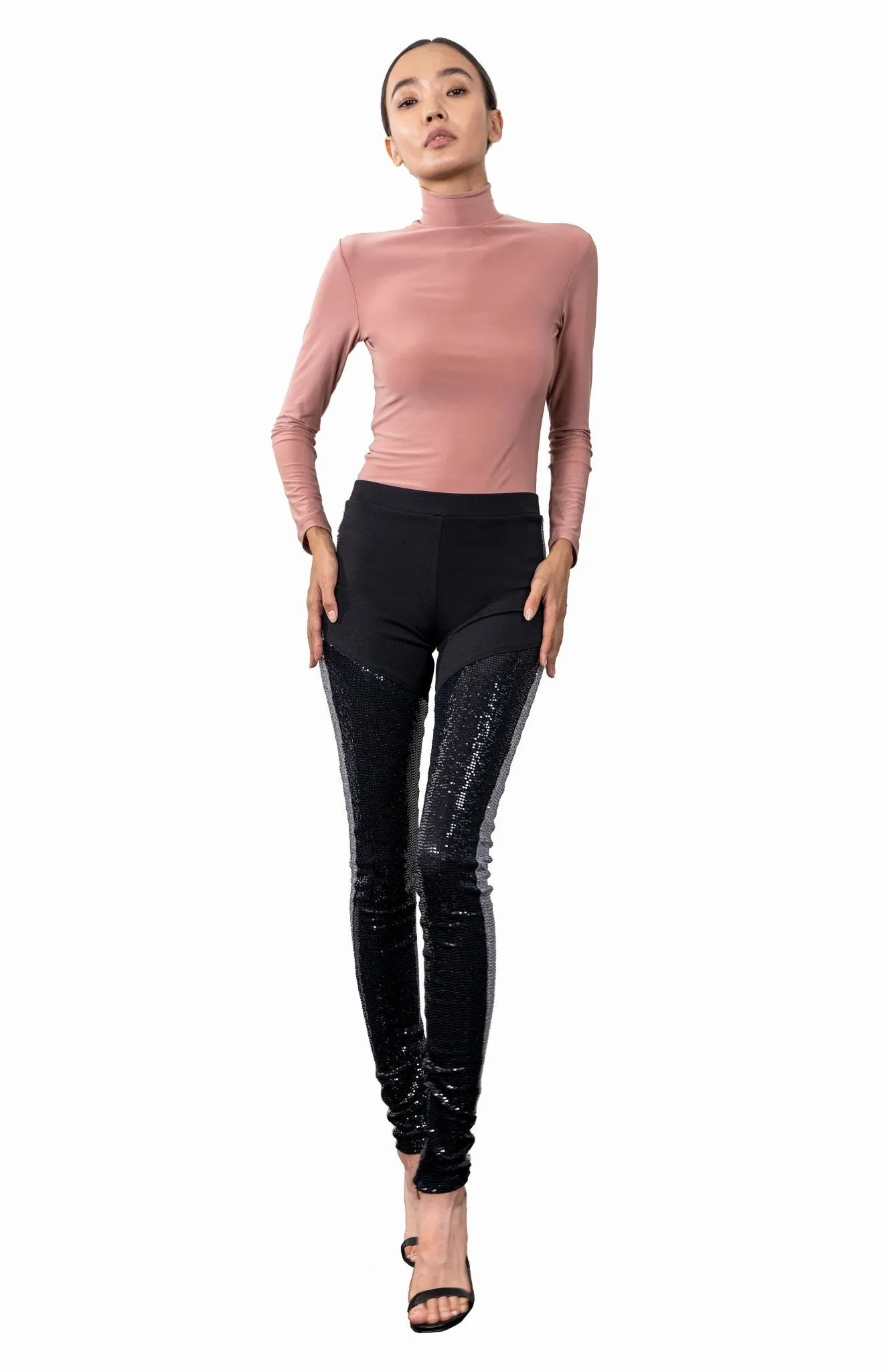 Eugenia | Longer Legs: Slimming Sparkle Leggings