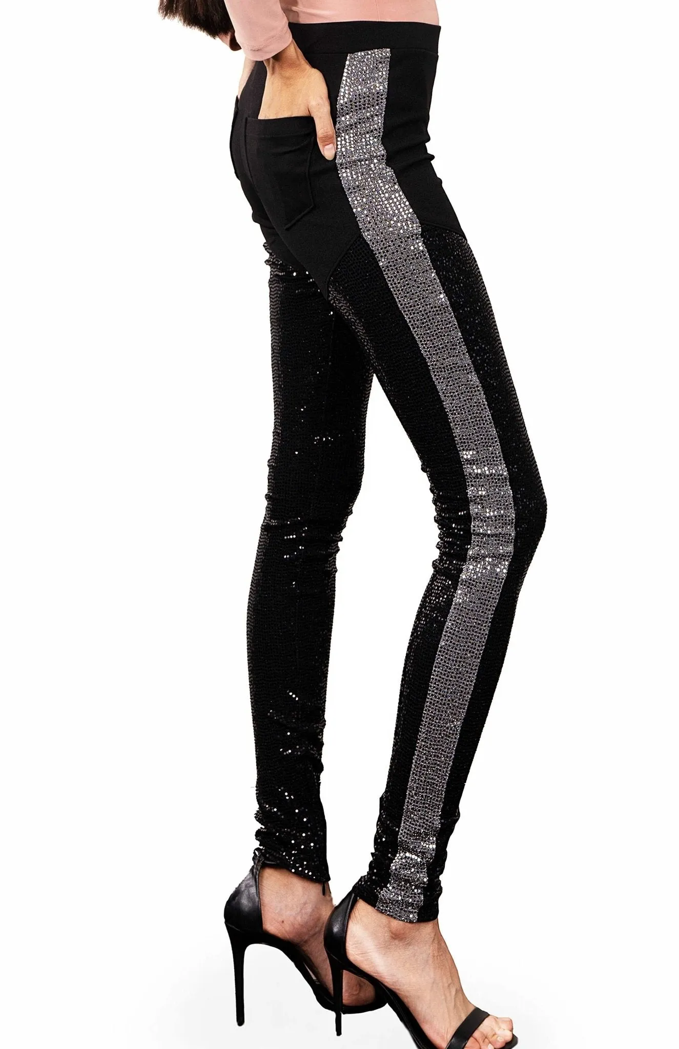 Eugenia | Longer Legs: Slimming Sparkle Leggings