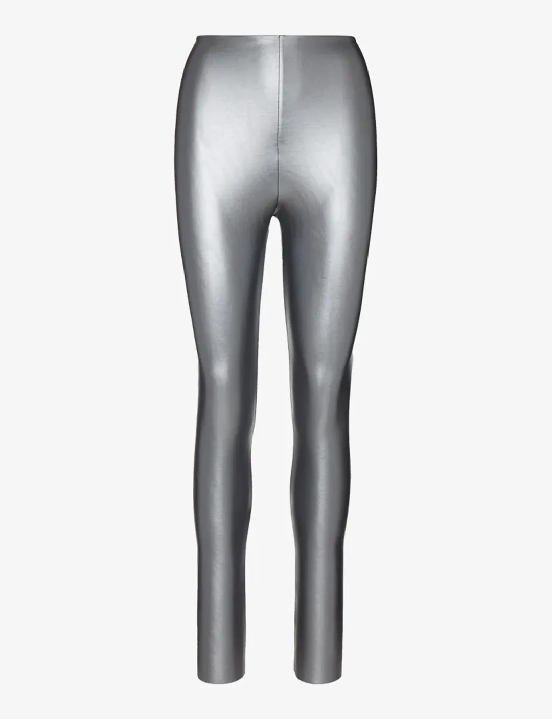 Faux Leather Legging, Platinum