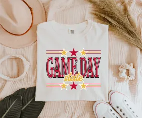 Game Day State Maroon & Gold 3-Star Iowa State Ivory Tee