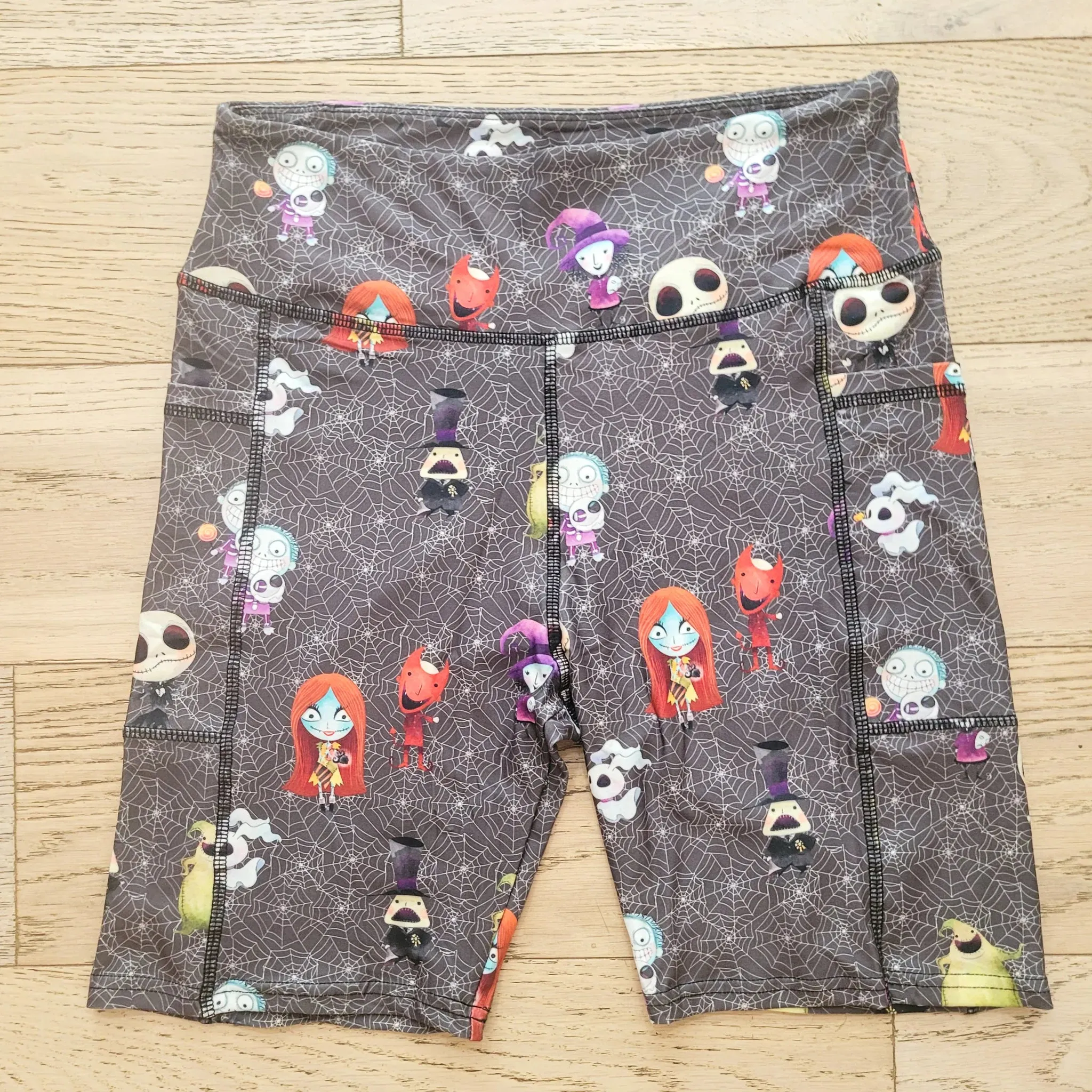 Halloween Town Biker Shorts