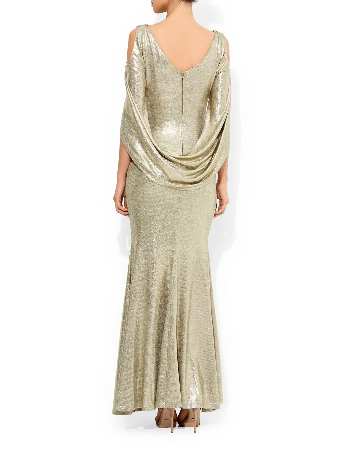 Lana Gold Metallic Gown