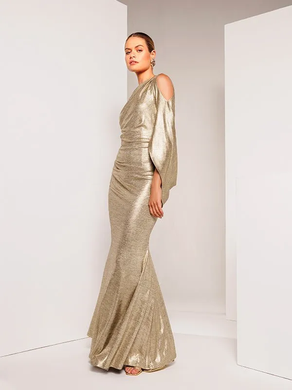 Lana Gold Metallic Gown