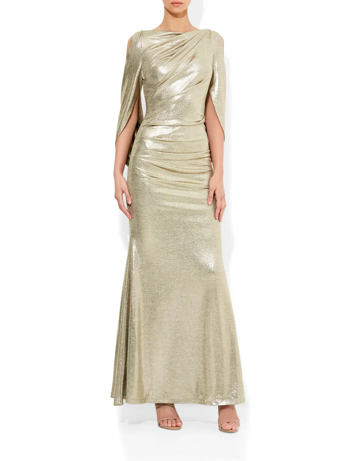 Lana Gold Metallic Gown