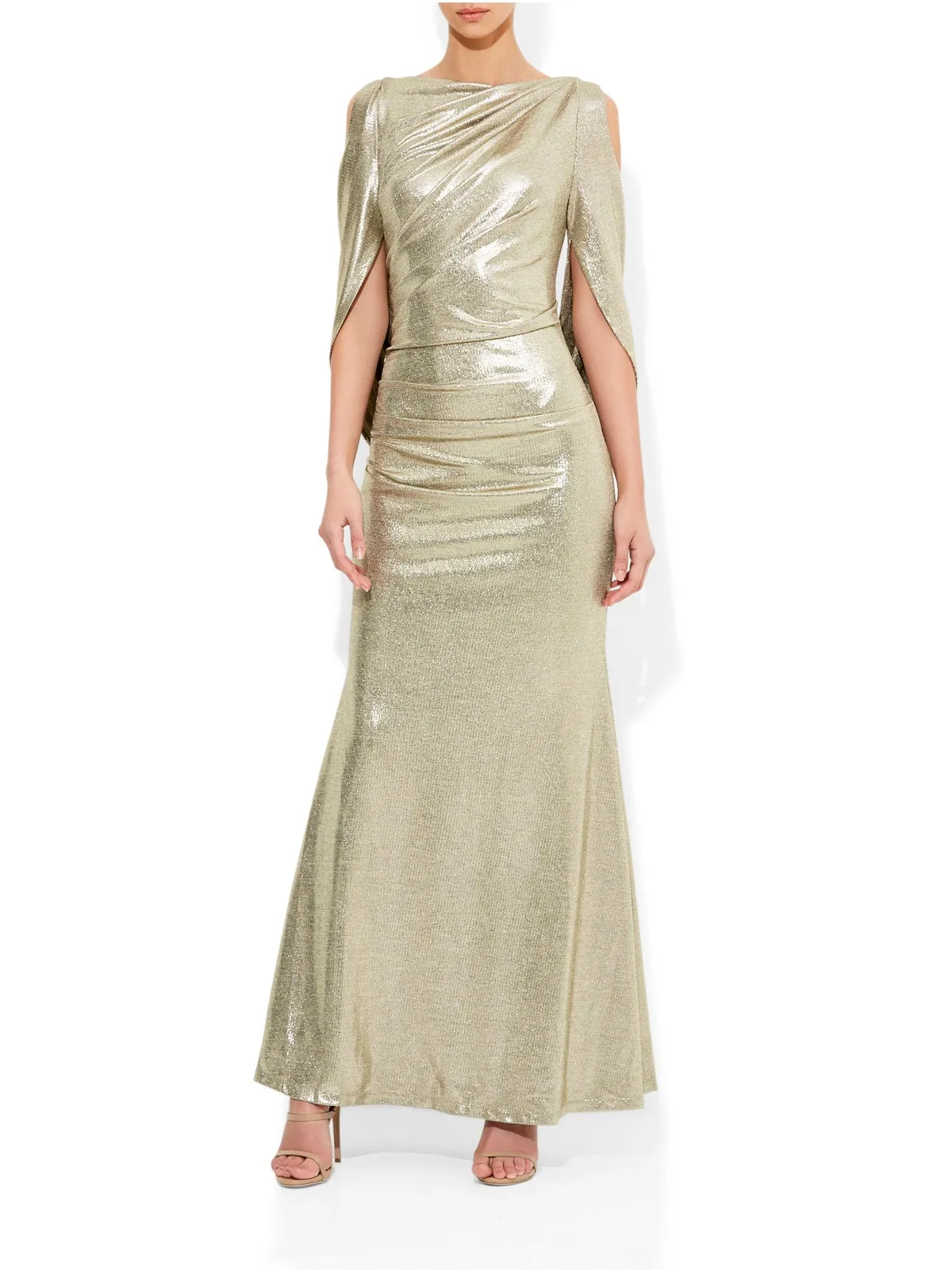 Lana Gold Metallic Gown