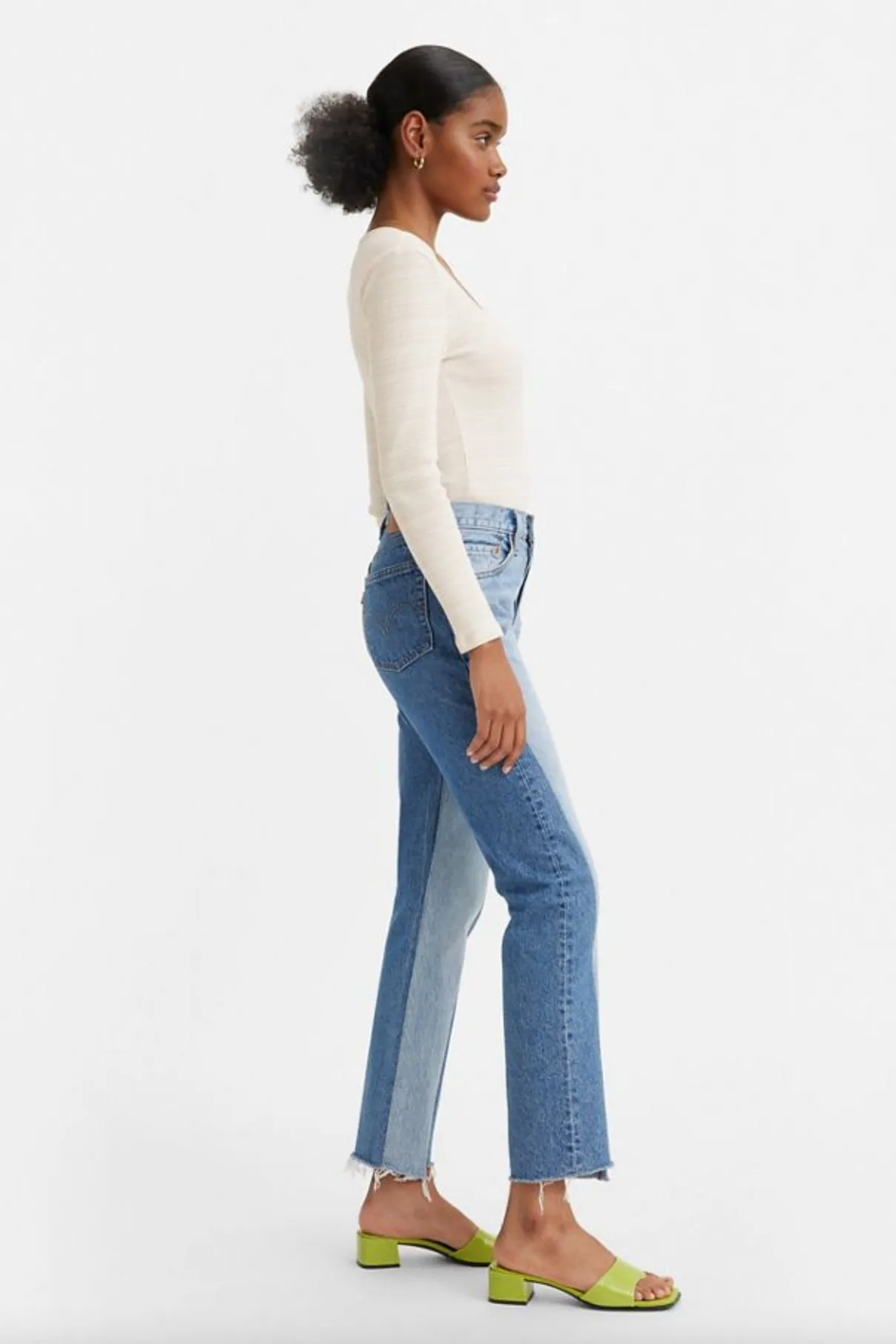 Levi's 501 Women's Long Bottom Jeans