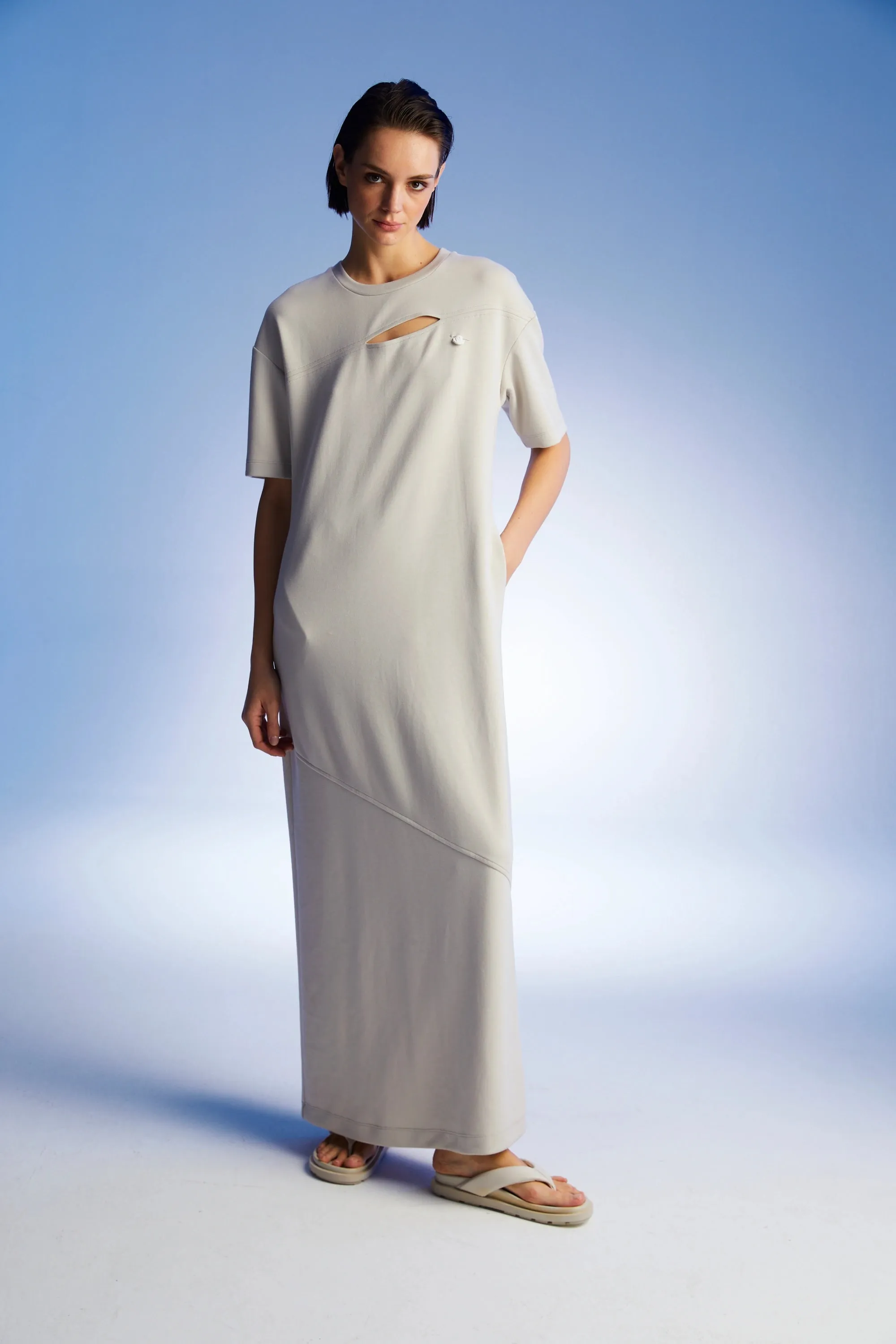 Long Dress with Cutout Detail (Final Sale)