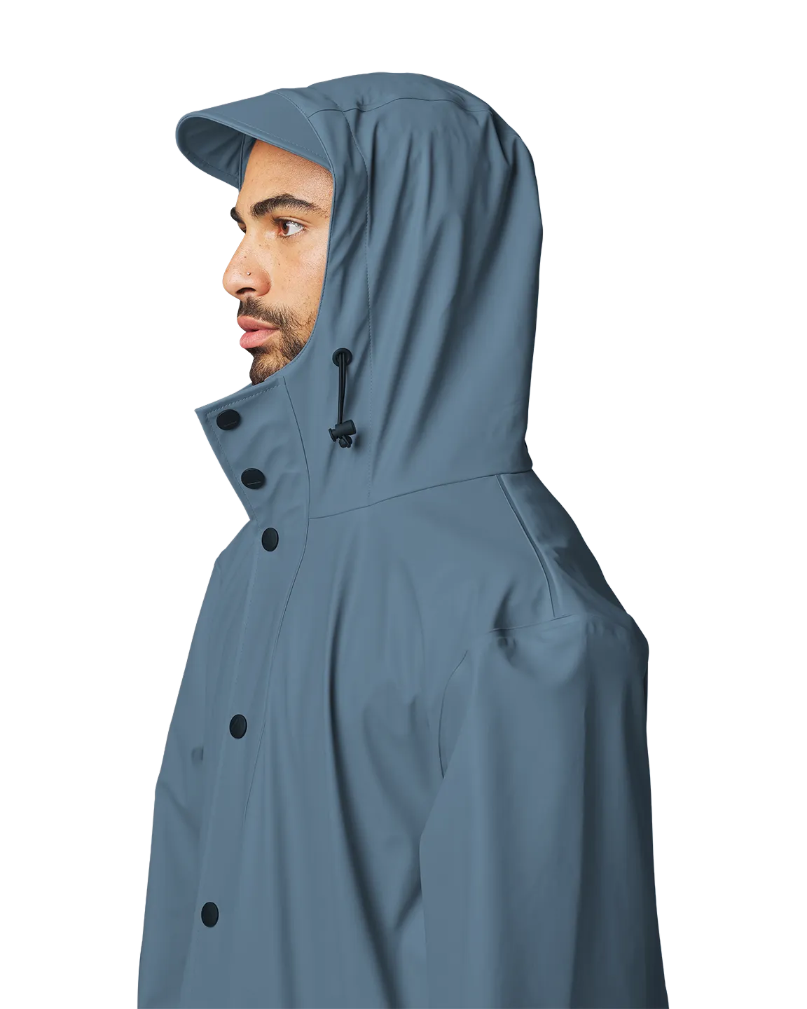 Maium Raincoat or Poncho Blue Grey