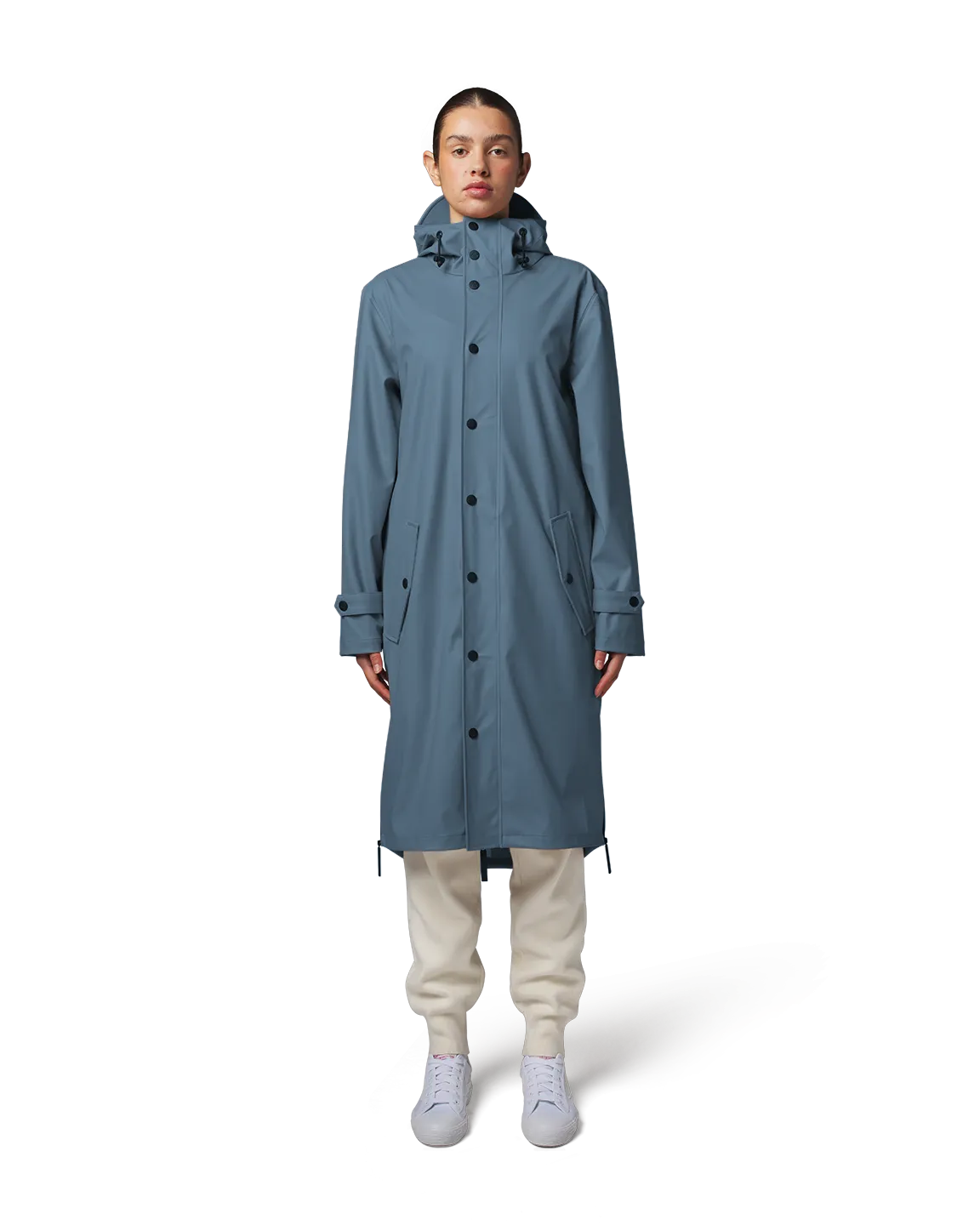 Maium Raincoat or Poncho Blue Grey