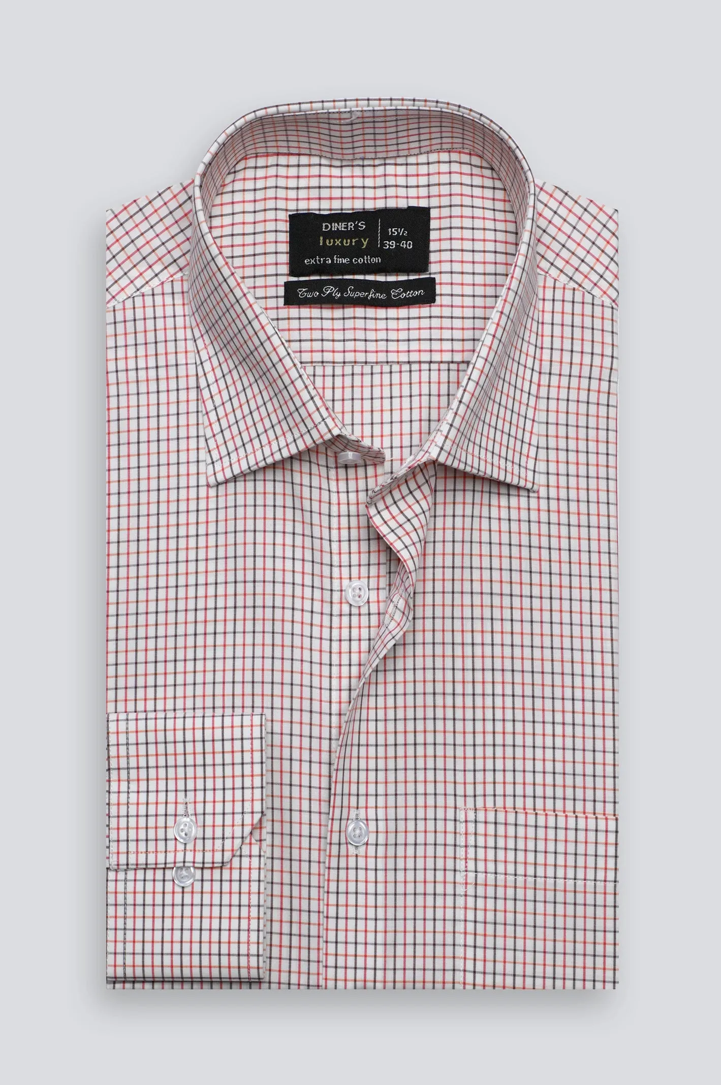 Multicolor Mini Check Formal Shirt