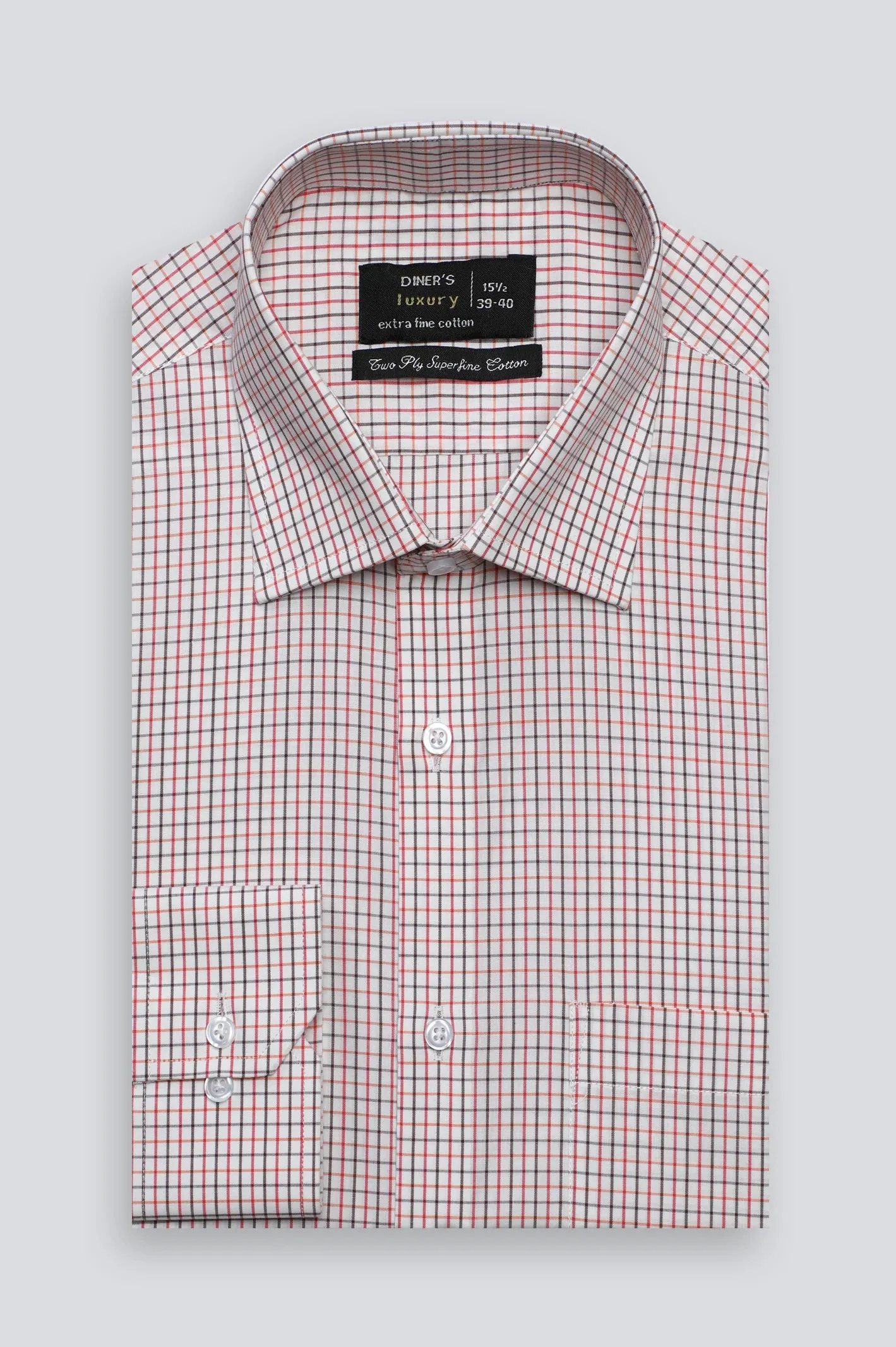 Multicolor Mini Check Formal Shirt