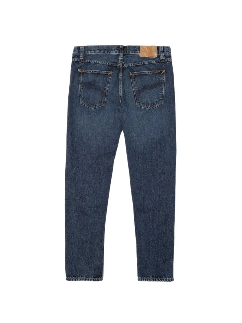 Nudie Jeans Steady Eddie II Jeans: BLUE SOIL (Washed Blue)