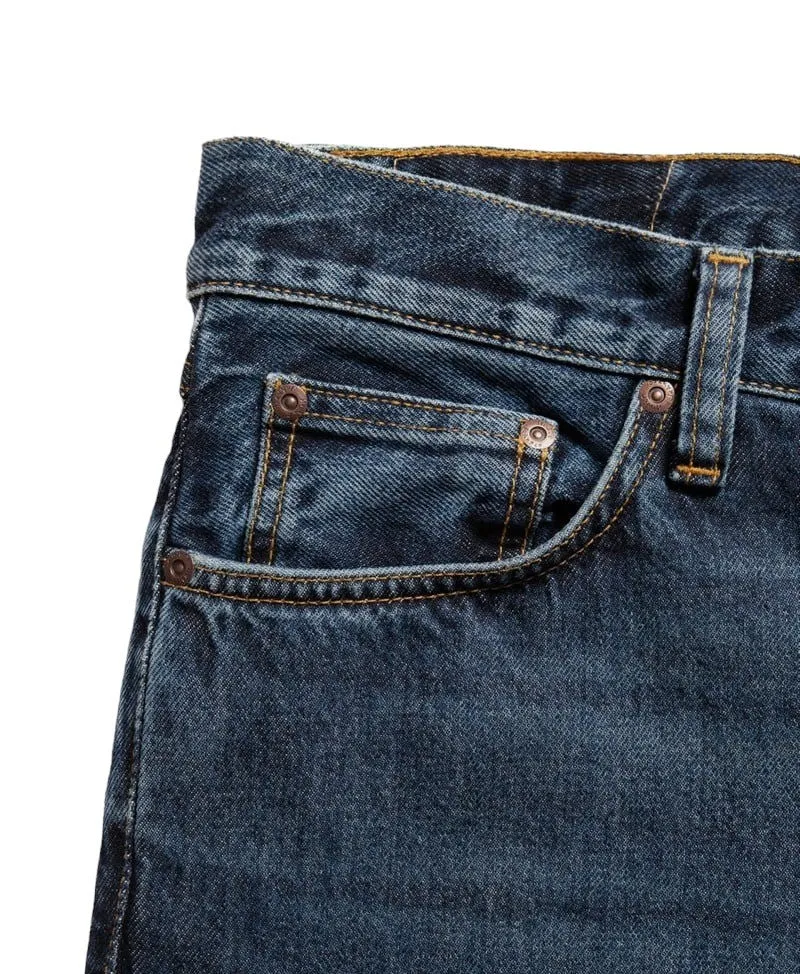 Nudie Jeans Steady Eddie II Jeans: BLUE SOIL (Washed Blue)