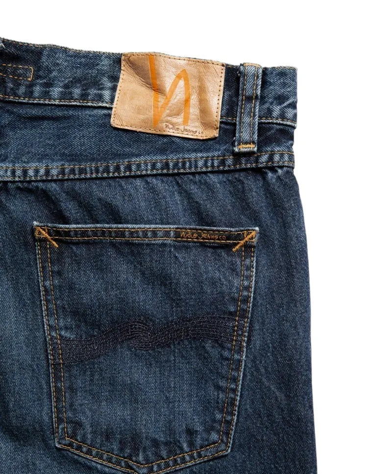 Nudie Jeans Steady Eddie II Jeans: BLUE SOIL (Washed Blue)