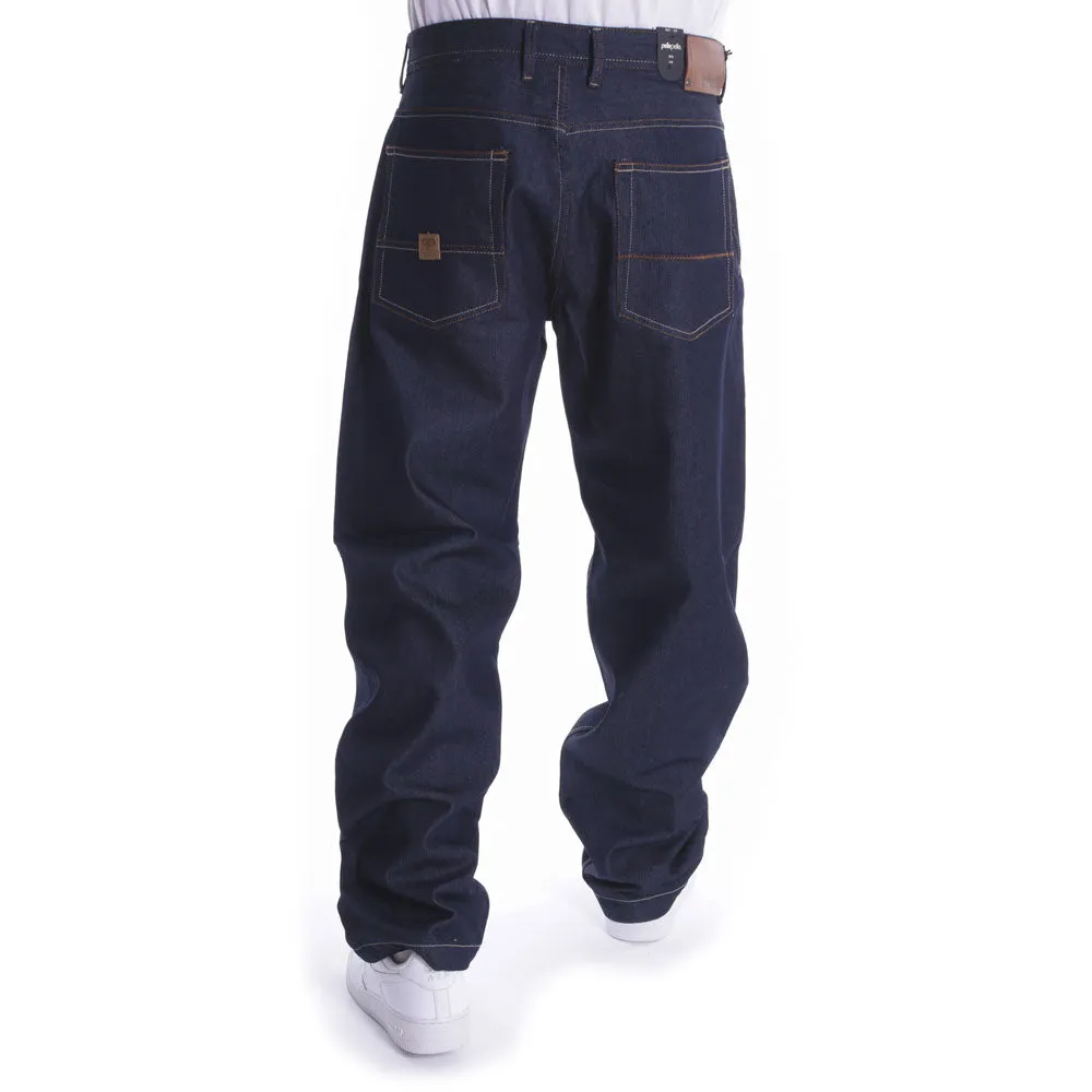 Pelle Pelle Baxter Baggy Denim Jeans Raw Indigo