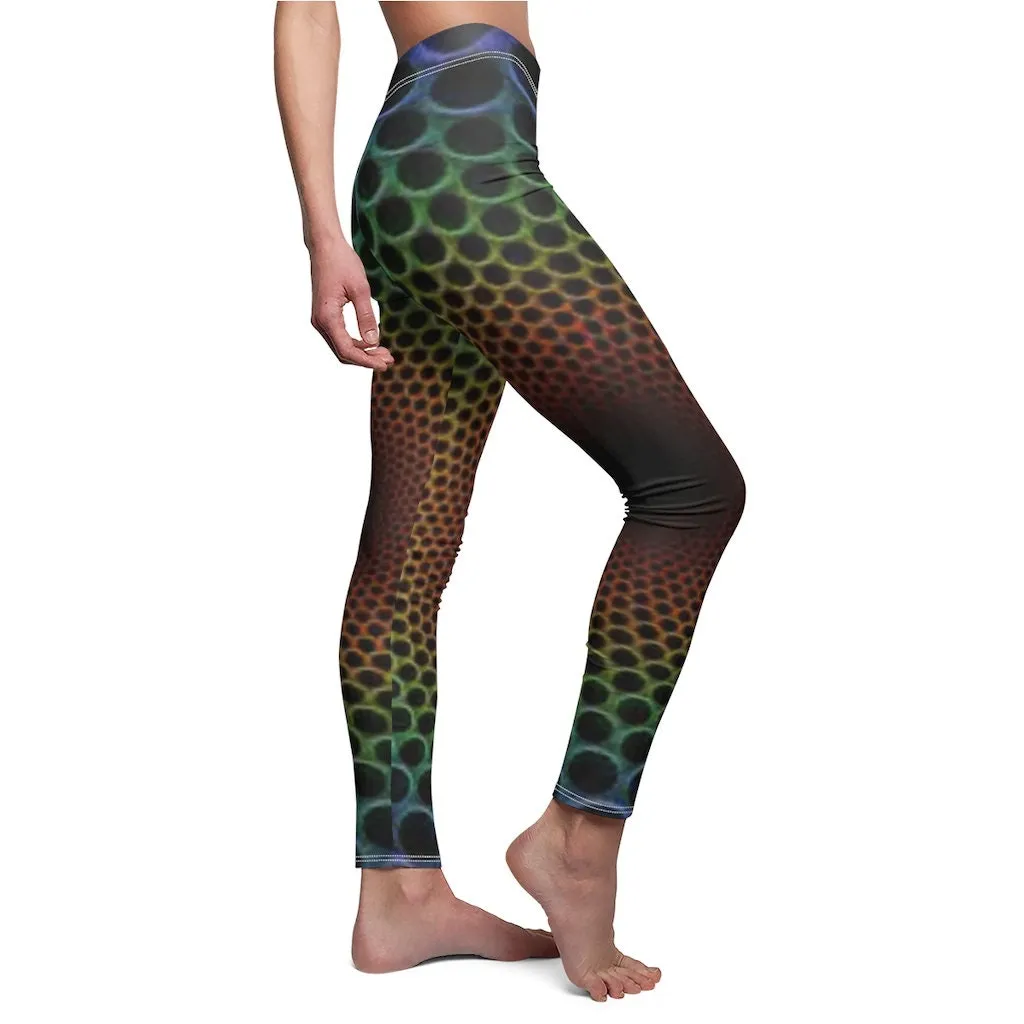 Radial Optics Leggings, Women&#39;s Stretch,casual/gym/yoga/lounge wear, comfortable, chillout wear, Christmas/Thanksgiving Gifts