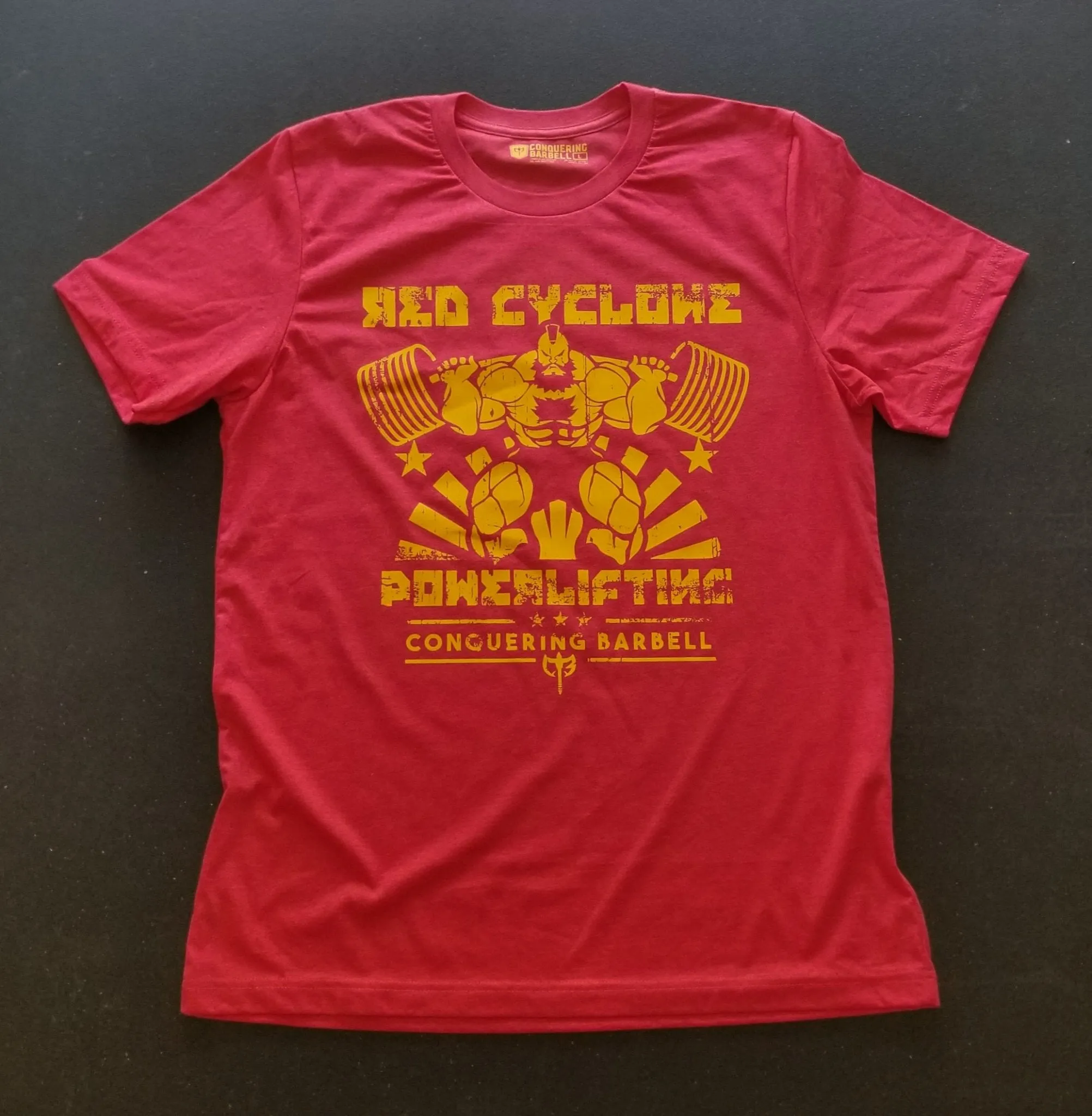 Red Cyclone Powerlifting Tee