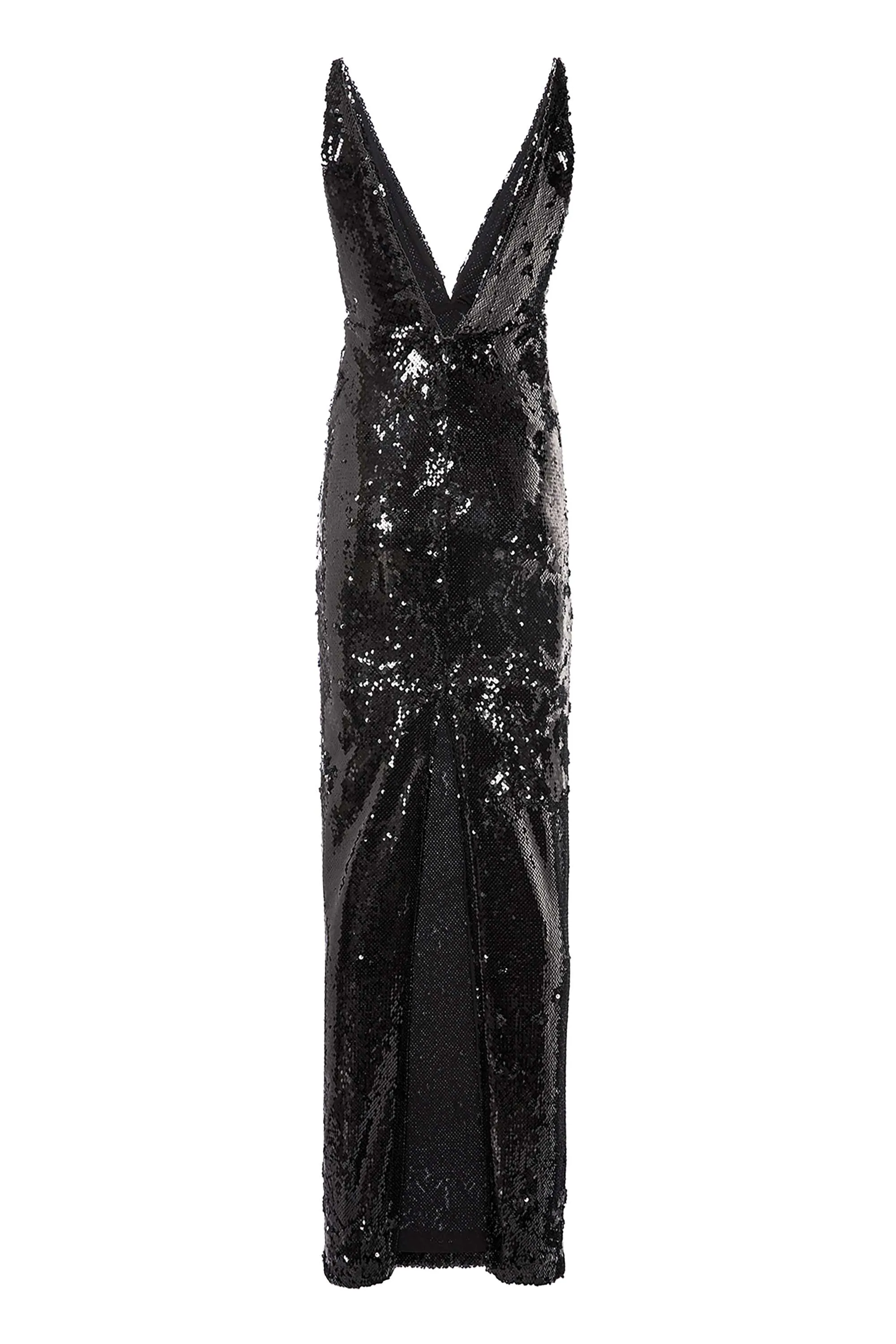 Sequined Thin Strap Long Dress (Final Sale)