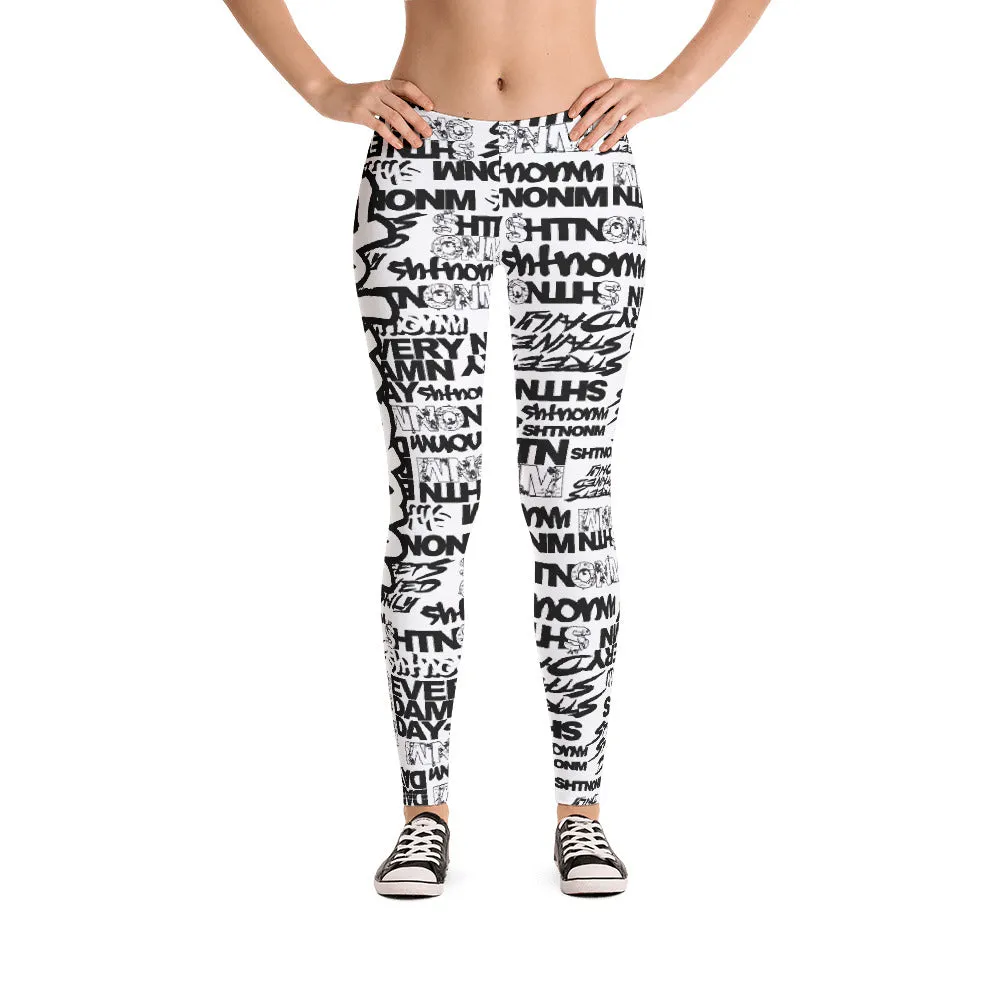 SHTNONM - LEGGINGS (WHITE/WHITE)