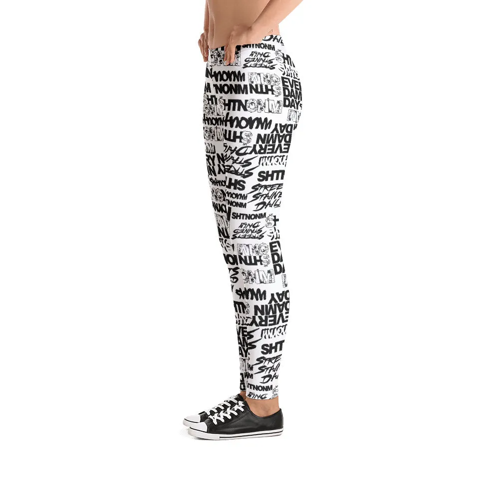 SHTNONM - LEGGINGS (WHITE/WHITE)