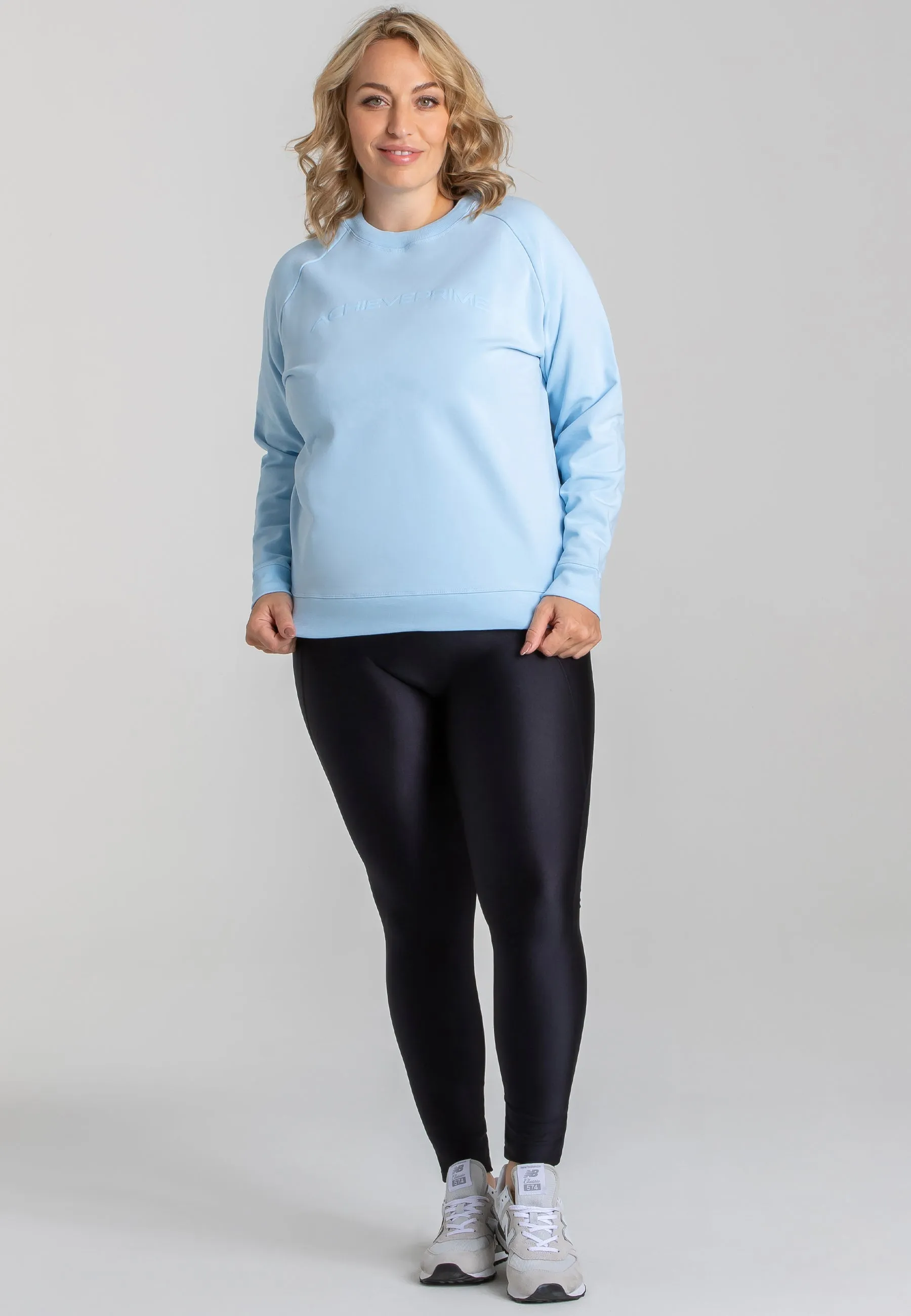 Stretch Leggings mit hohem Bund - Liquid Black