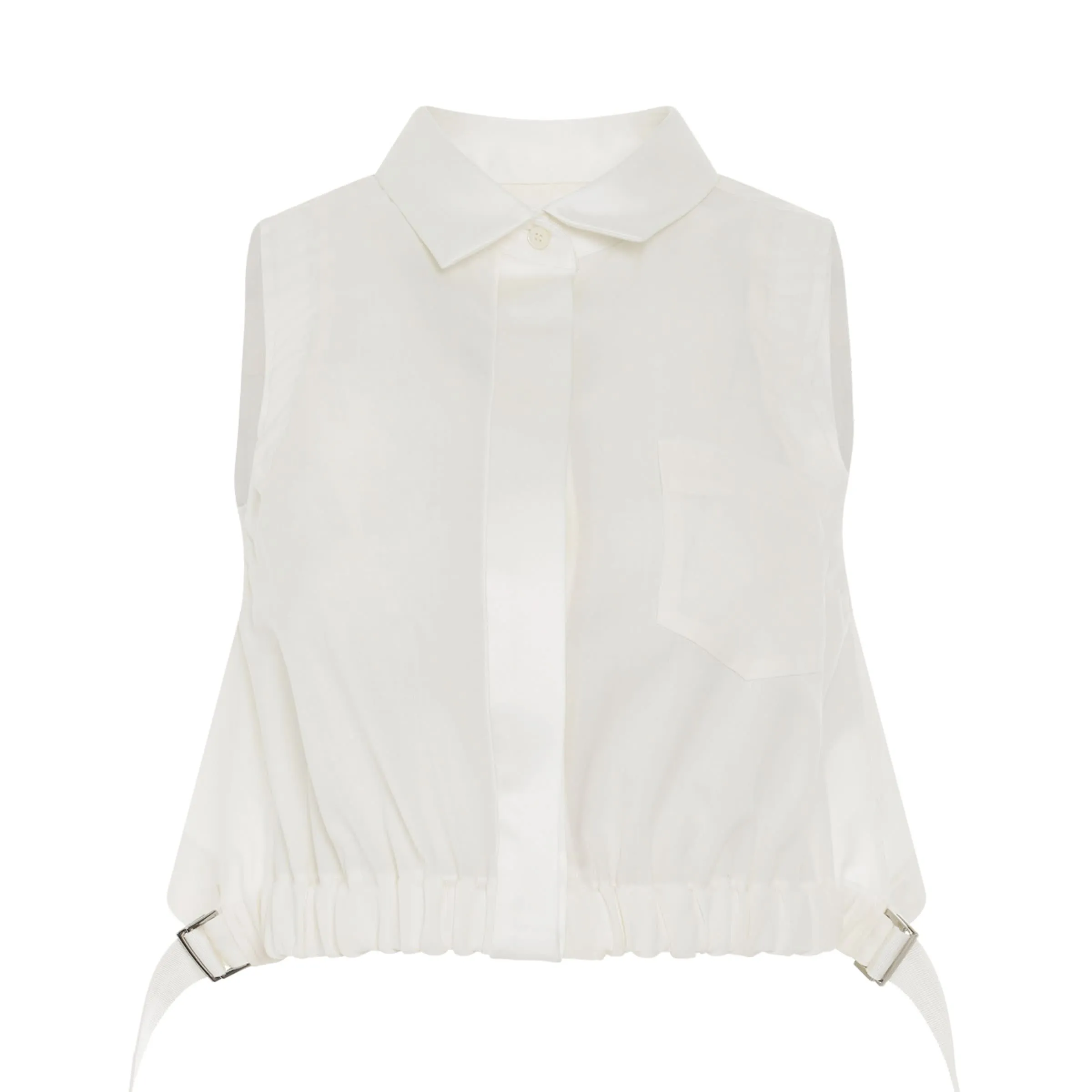 Suiting Mix Shirt in Off White