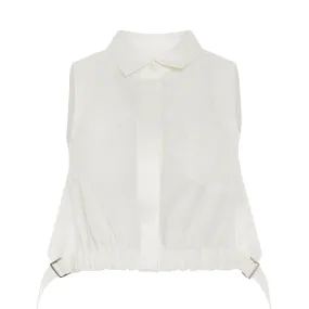 Suiting Mix Shirt in Off White