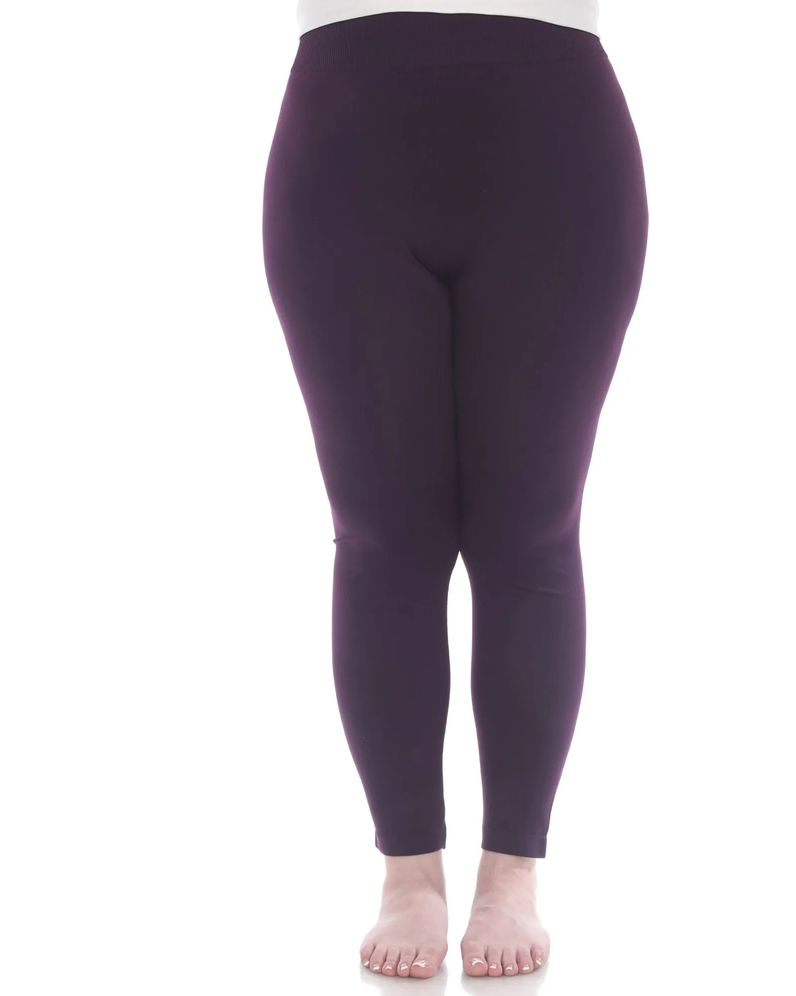 Super-Stretch Solid Leggings | Purple