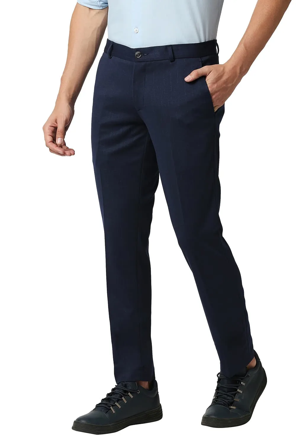 Tapered Fit Knit Trousers